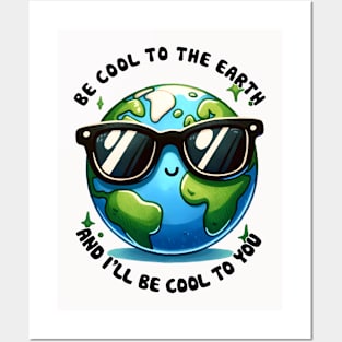 Be cool to the Earth Posters and Art